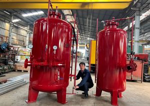 Thiết kế bồn chứa Foam Changder chữa cháy đứng 500L
